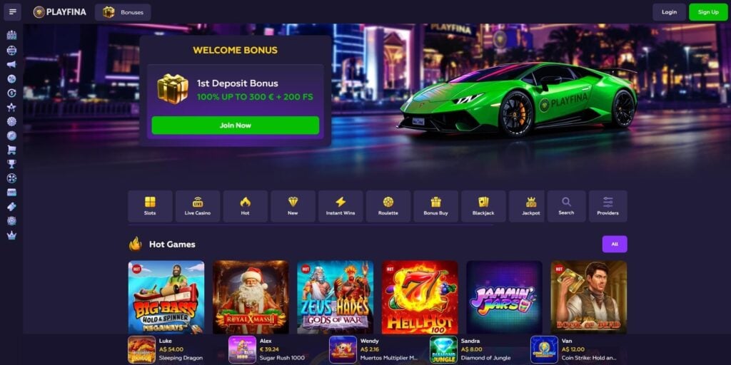 Playfina Casino Ireland